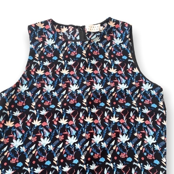 Tanya Taylor Mini Dress, Floral Adalia Dress, Size 8 - Picture 9 of 14